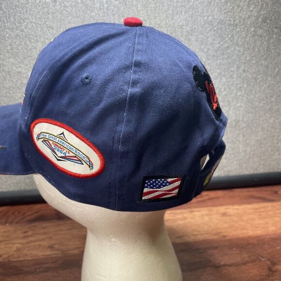 MICKEY MOUSE 2004 Daytona 500 NASCAR Kudzu  Blue Race Hat Cap - Picture 4 of 8